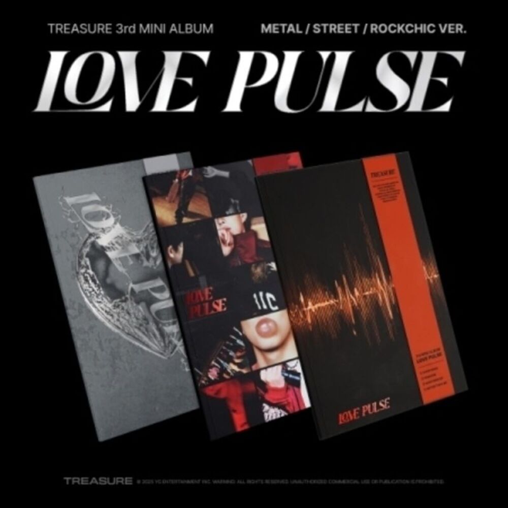Treasure - Love Pulse - Random Cover Version - incl. 92pg Photobook, Paper Band,